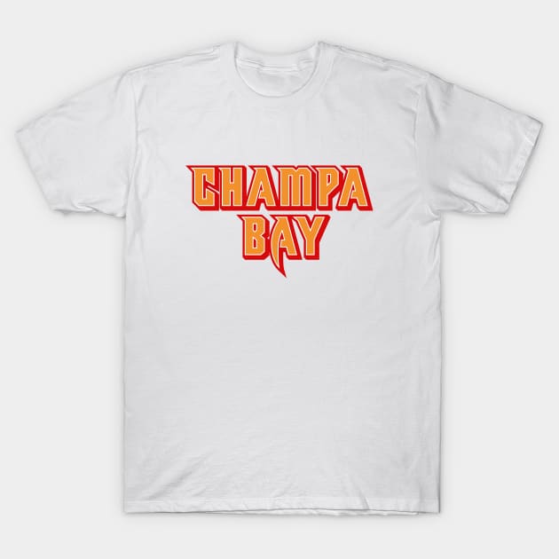 Champa Bay - White/Orange T-Shirt by KFig21